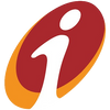 Logo with a stylized letter 'A' in red and orange on a white background