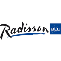 Radisson Blu logo on a white background
