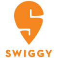 Swiggy logo with orange color on a white background