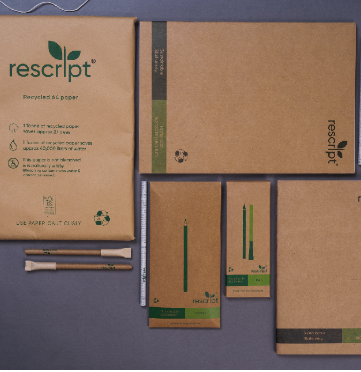 Rescript's Recycled Paper Stationery 