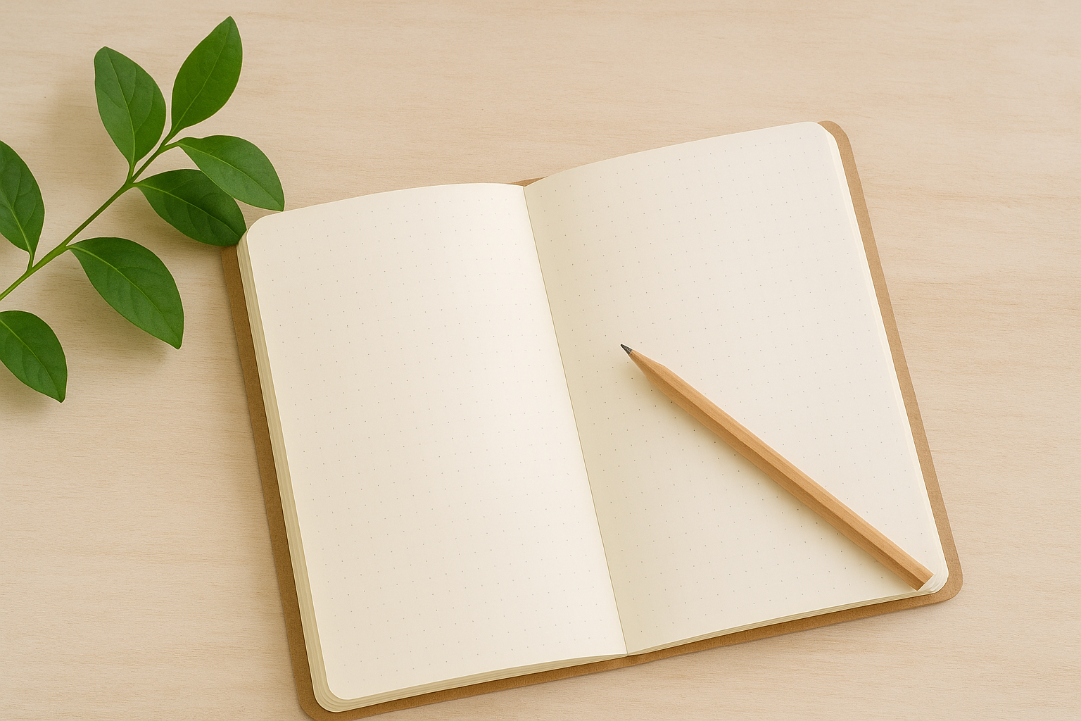 Eco-friendly recycled notebook for daily writing and journaling