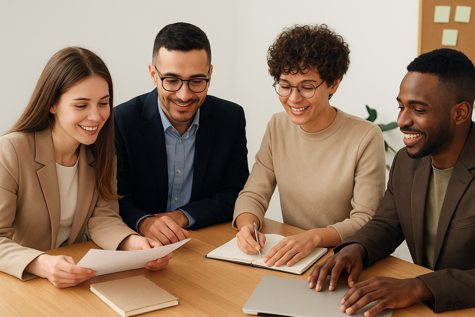 Rescript corporate partners collaborating for eco-friendly workplace solutions