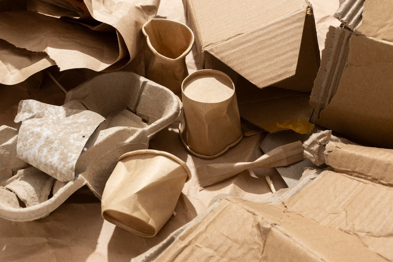 How is recycled paper made?