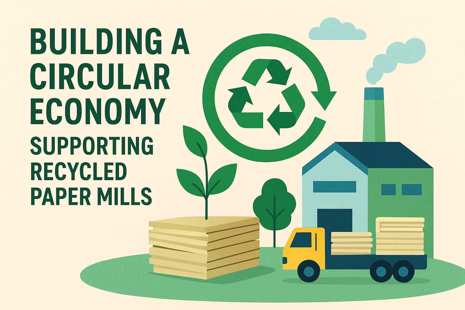 Recycled paper mill contributing to circular economy and sustainable growth in India