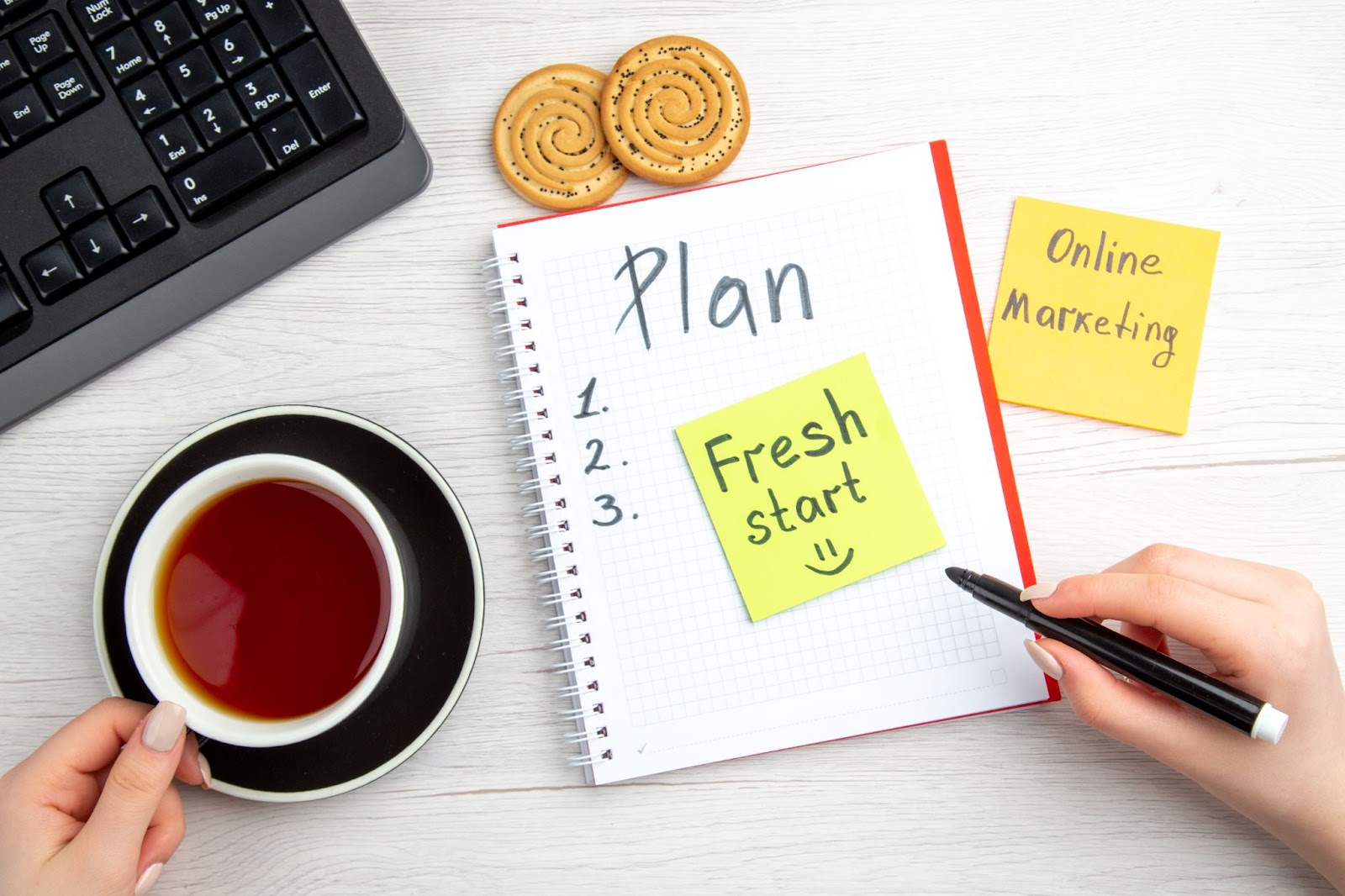 Monthly vs weekly recycled paper planners eco-friendly choice with Rescript