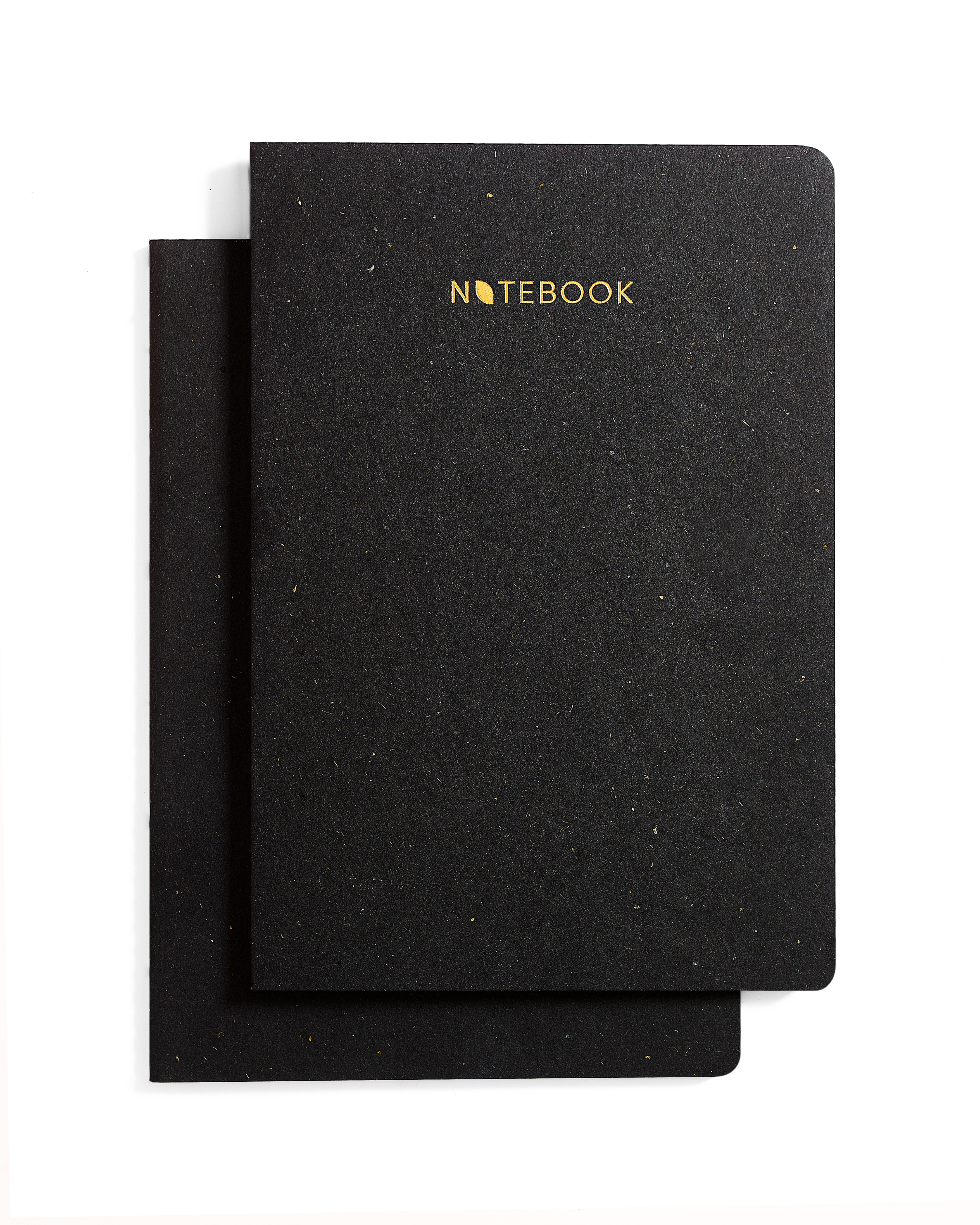 Black Denim Unruled Notebook – Pack of 2