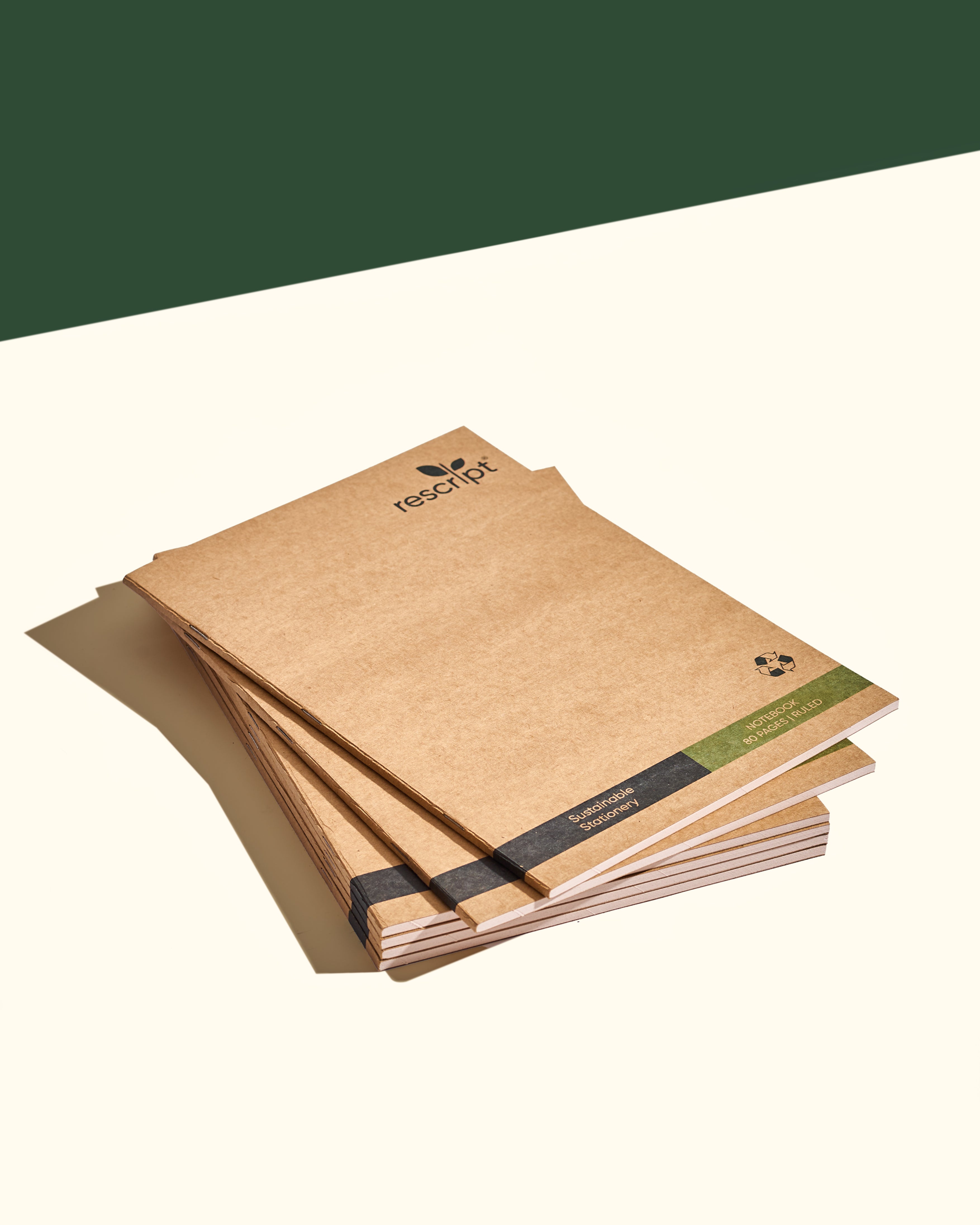 Notebook In Store Eco-Friendly Notebooks – Pack of 6 – Rescript