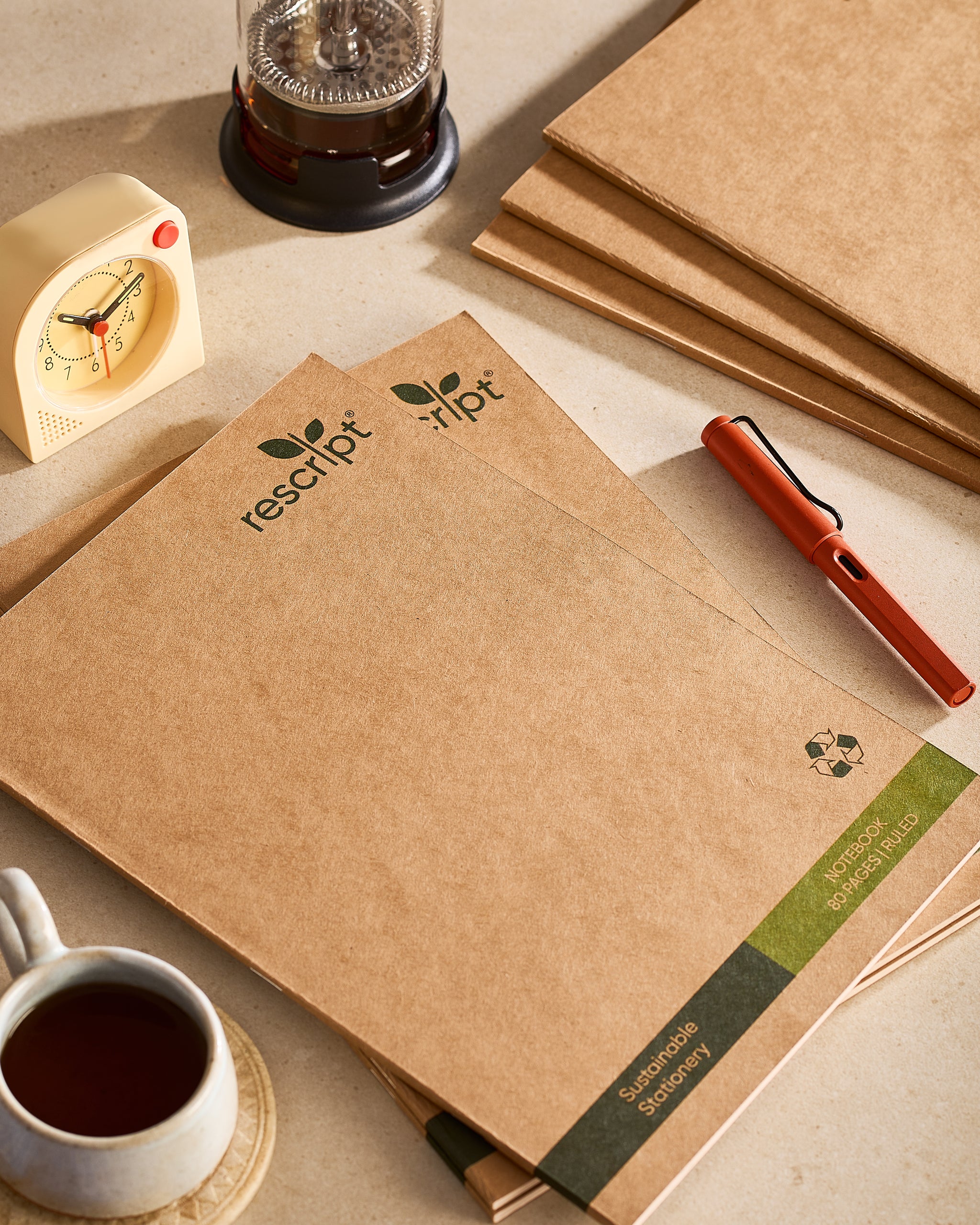 Compostable Notebooks Eco-Friendly Notebooks – Pack of 6 – Rescript