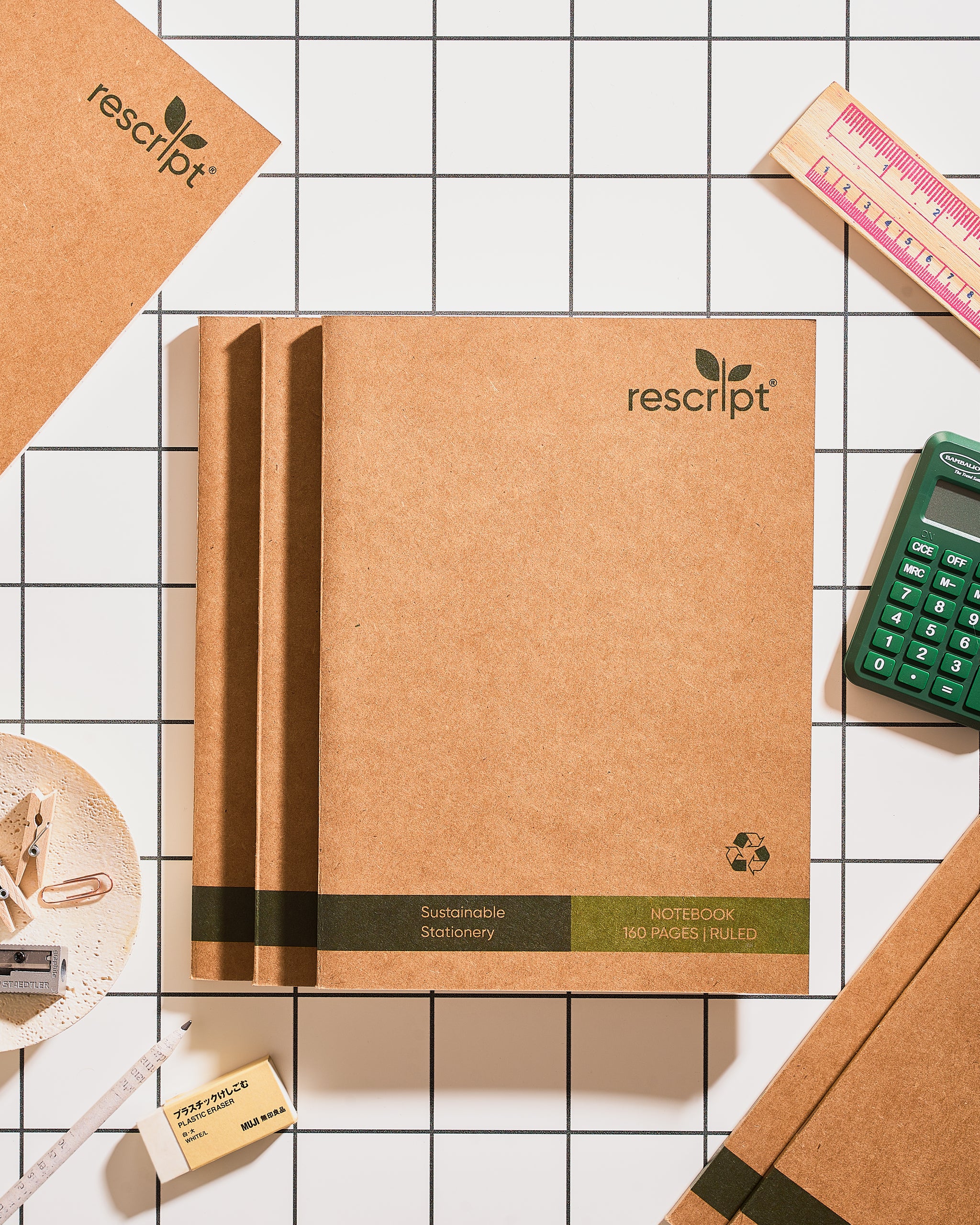 Eco Mini Notebook Eco-Friendly Notebooks – Pack of 6 – Rescript