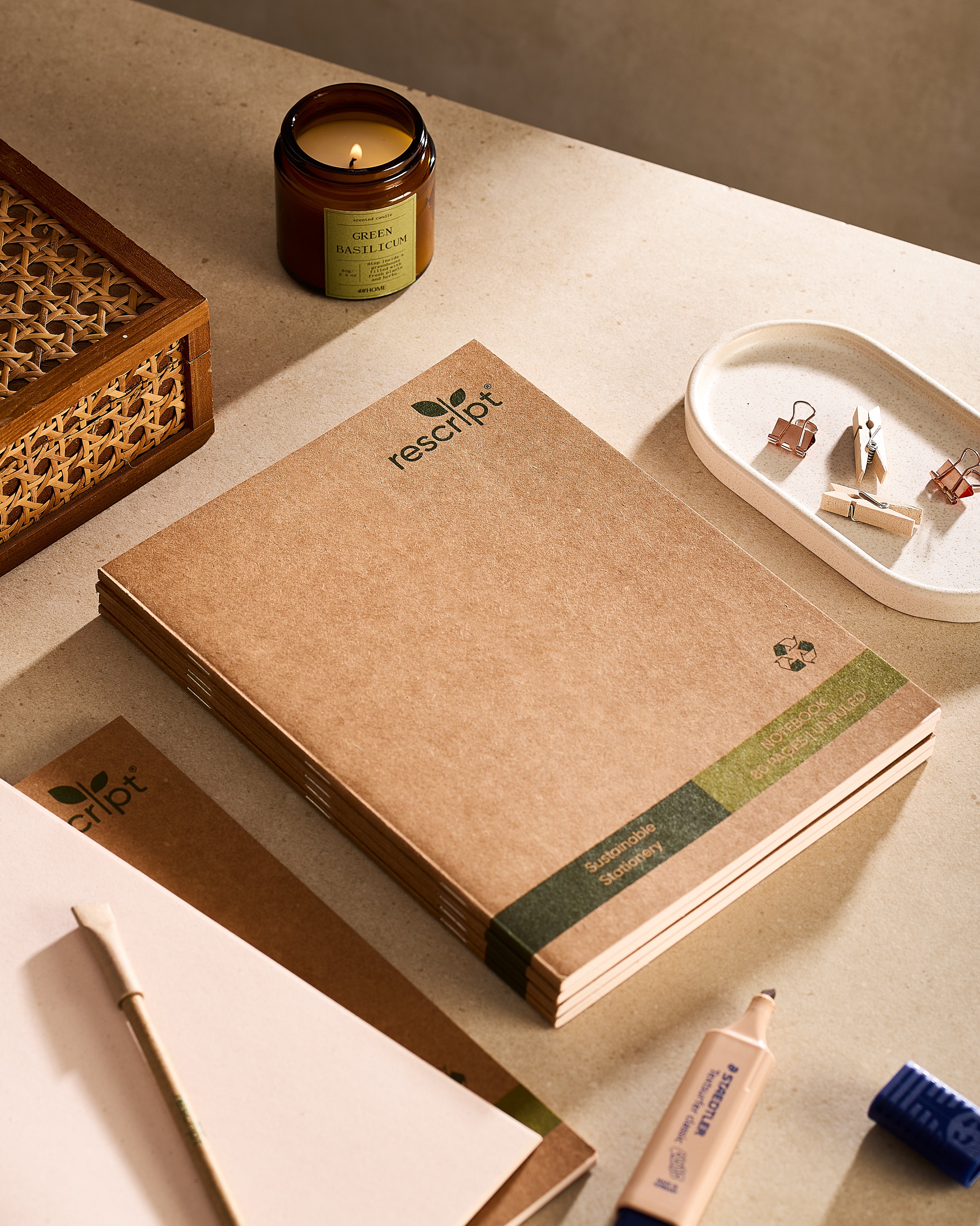Eco-Friendly Notebooks – Pack of 6