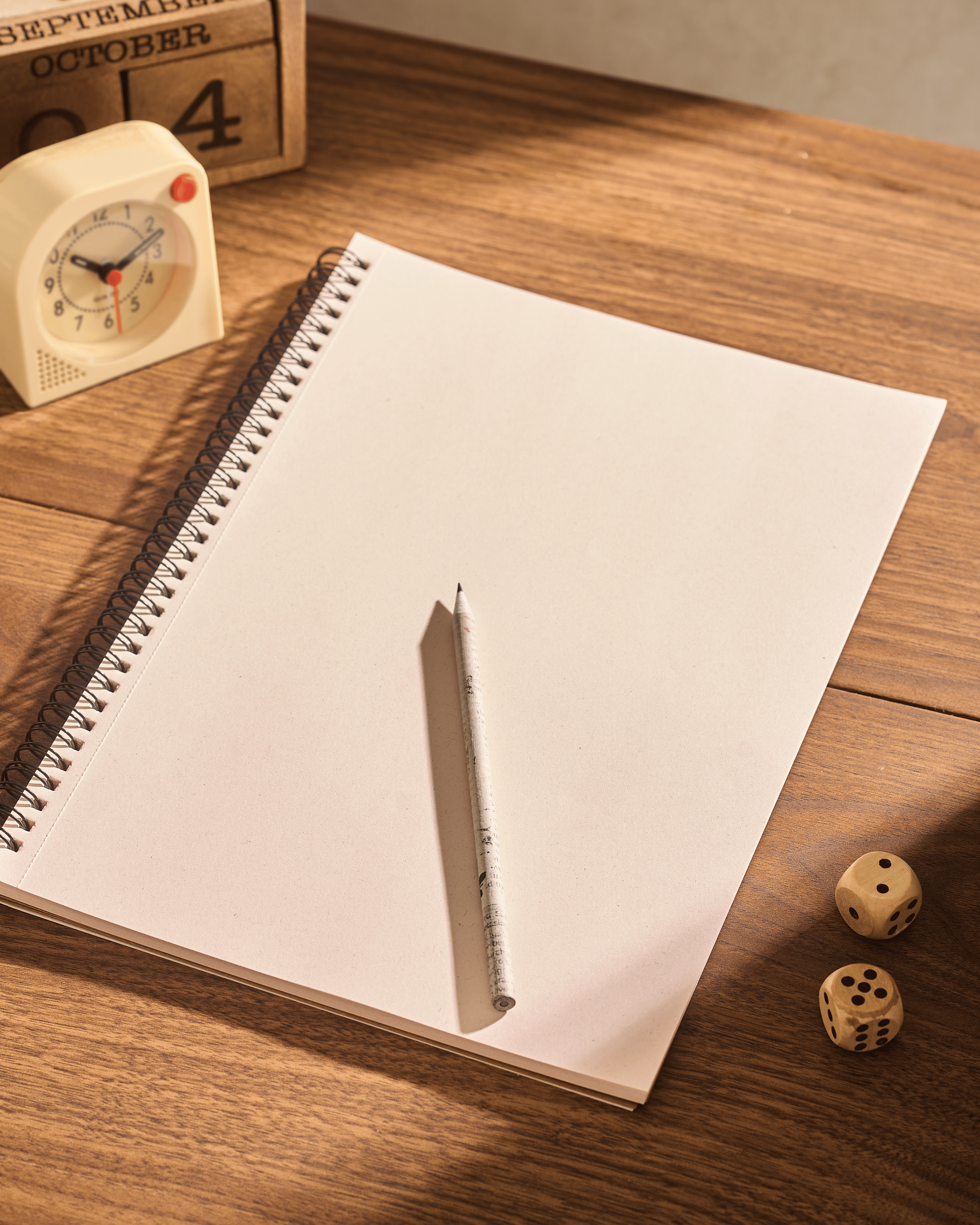 Eco-Friendly Unruled Wiro Notebooks – Pack of 4