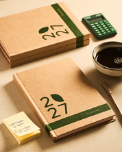 Eco-Friendly 2027 Dated Daily Planner Diary