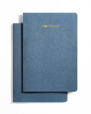 Blue Denim Ruled Notebook – Pack of 2