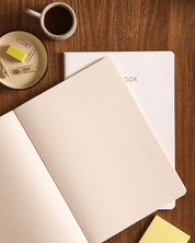 Cotton Square Grid Notebook – Pack of 2