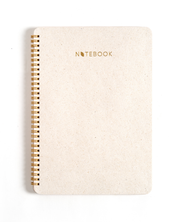 Banana Paper Wiro Unruled Notebook
