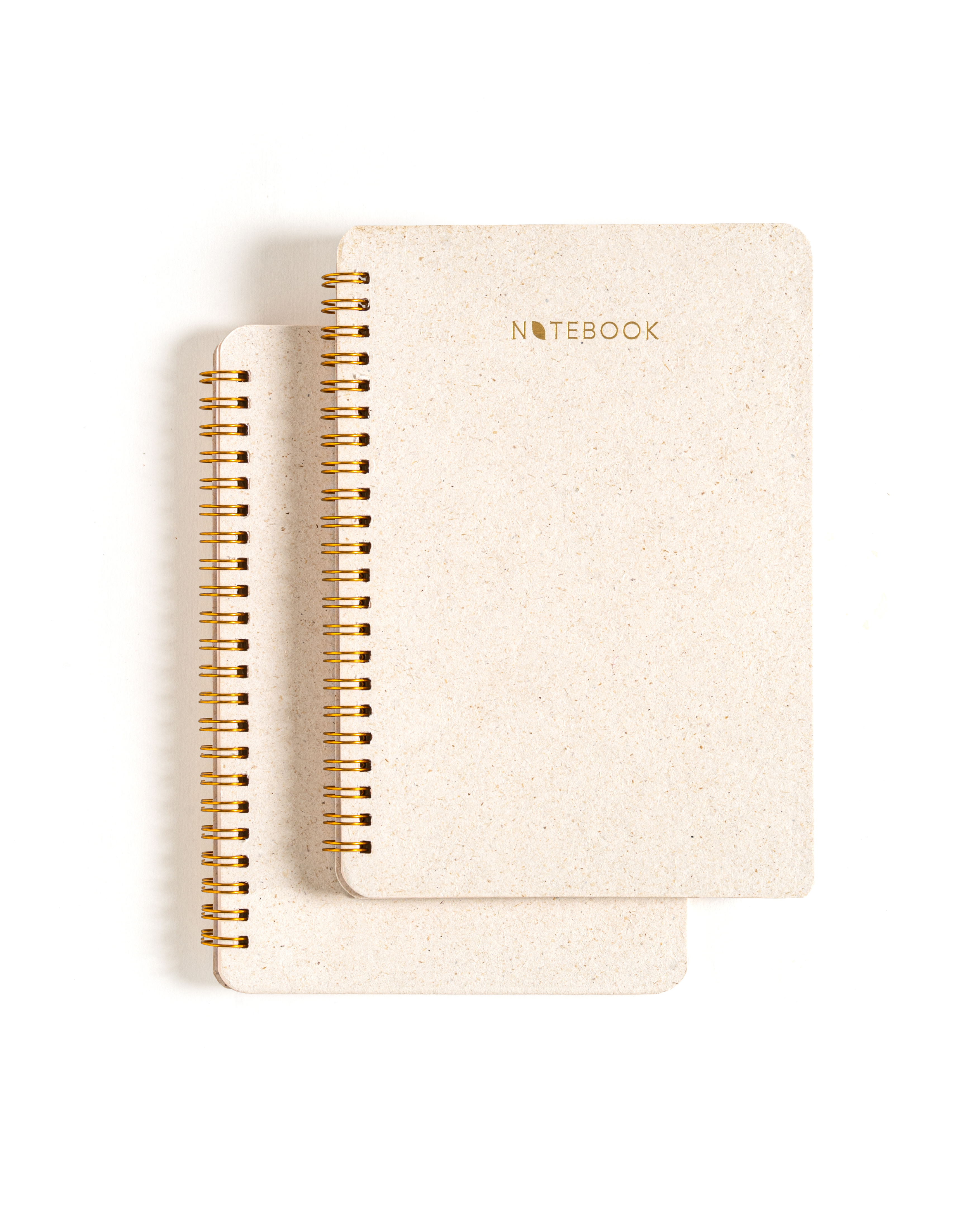 Banana Paper Wiro Unruled Notebooks – Pack of 2